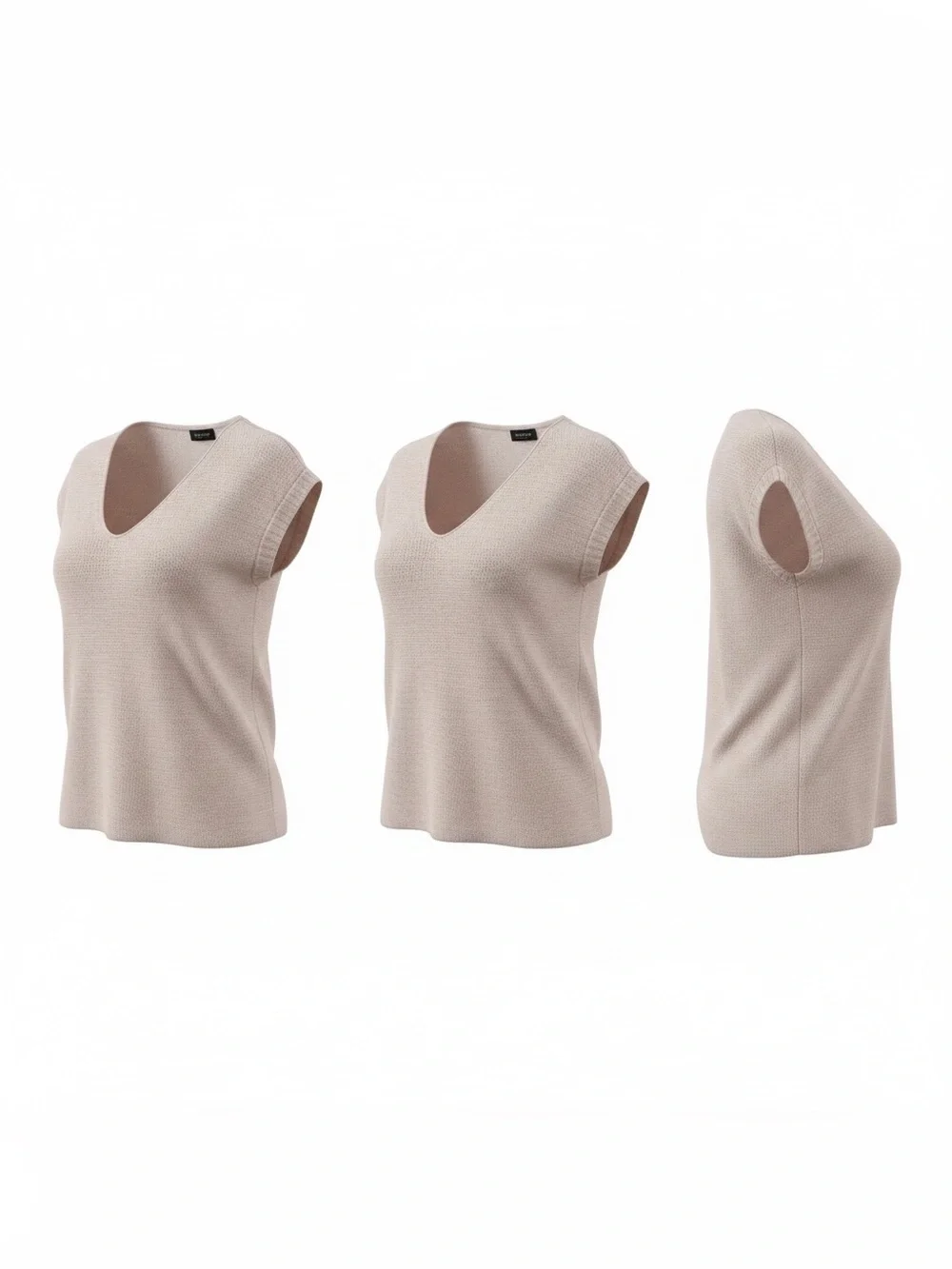 Eileen Fisher blush  pink knit top